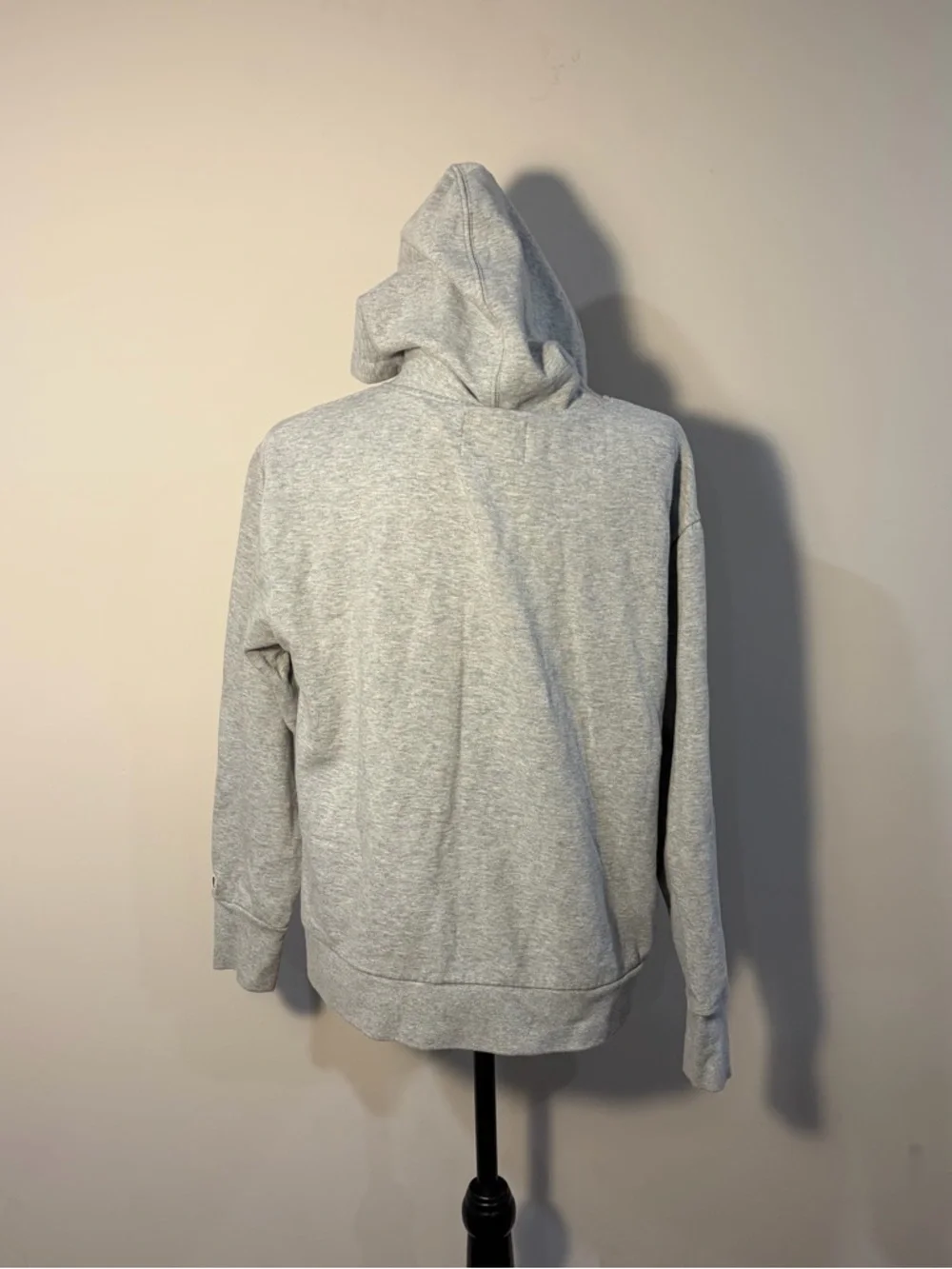 Champion Light Gray Hoodie with Pink Logo Script - Picture 2 of 8